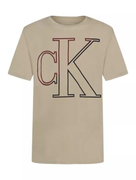 Chłopięca koszulka z okrągłym dekoltem i oversize’owym Monogramem Chłopięca koszulka z okrągłym dekoltem i oversize’owym Monogramem