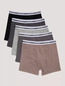Chłopięce Bokserki Cotton Stretch, 5 sztuk w opakowaniu Chłopięce Bokserki Cotton Stretch, 5 sztuk w opakowaniu