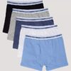 Chłopięce Bokserki Cotton Stretch, 5 sztuk w opakowaniu Chłopięce Bokserki Cotton Stretch, 5 sztuk w opakowaniu