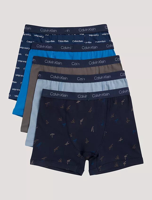 Chłopięce Bokserki Cotton Stretch, 5 sztuk w opakowaniu Chłopięce Bokserki Cotton Stretch, 5 sztuk w opakowaniu