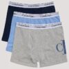 Chłopięce Bokserki Cotton Stretch z Monogramem, zestaw 3 sztuki