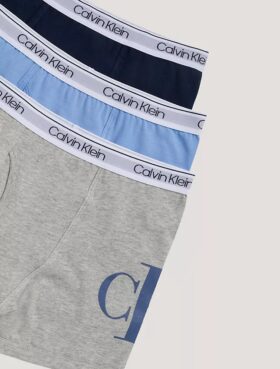 Chłopięce Bokserki Cotton Stretch z Monogramem, zestaw 3 sztuki Chłopięce Bokserki Cotton Stretch z Monogramem, zestaw 3 sztuki