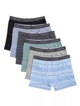 Chłopięce bokserki Cotton Stretch, zestaw 6 sztuk Chłopięce bokserki Cotton Stretch, zestaw 6 sztuk