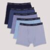 Chłopięce Boxer Briefy w jednolitym kolorze, 5 sztuk