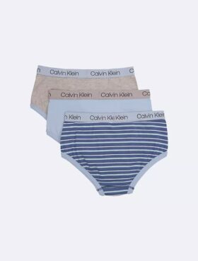 Chłopięce Cotton Stretch slipy z elastycznym paskiem z logo, 3 sztuki Chłopięce Cotton Stretch slipy z elastycznym paskiem z logo, 3 sztuki