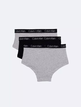 Chłopięce Cotton Stretch slipy z elastycznym paskiem z logo, 3 sztuki Chłopięce Cotton Stretch slipy z elastycznym paskiem z logo, 3 sztuki