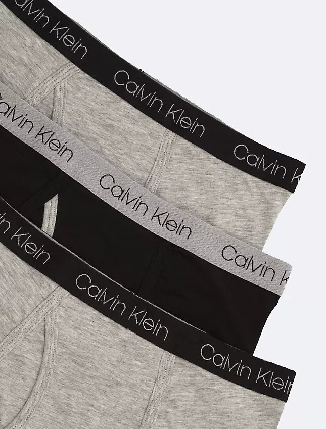 Chłopięce Cotton Stretch slipy z elastycznym paskiem z logo, 3 sztuki Chłopięce Cotton Stretch slipy z elastycznym paskiem z logo, 3 sztuki