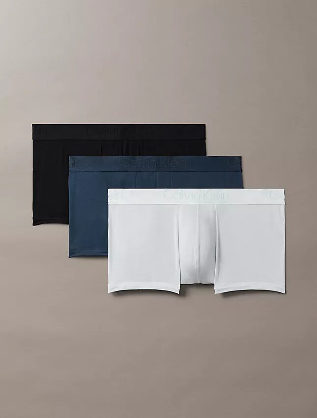 CK Black 3-pak Low Rise Trunk bokserówek CK Black 3-pak Low Rise Trunk bokserówek