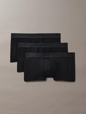 CK Black 3-pak Low Rise Trunk bokserówek