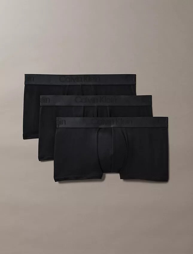 CK Black 3-pak Low Rise Trunk bokserówek CK Black 3-pak Low Rise Trunk bokserówek
