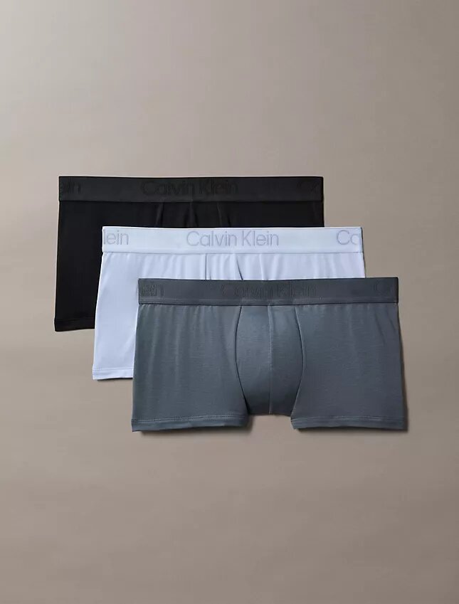 CK Black 3-pak Low Rise Trunk bokserówek CK Black 3-pak Low Rise Trunk bokserówek