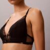 CK Black Geo Lace Lightly Lined Triangle Bra CK Black Geo Lace Lightly Lined Triangle Bra