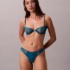 CK Black Geo Lace Unlined Balconette Bra CK Black Geo Lace Unlined Balconette Bra