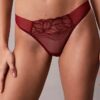 CK Black koronkowe Thong z kwiatowym wzorem CK Black koronkowe Thong z kwiatowym wzorem