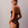 CK Black kwiatowy body z koronką CK Black kwiatowy body z koronką
