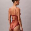 CK Black kwiatowy body z koronką CK Black kwiatowy body z koronką