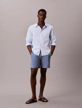 Cotton Stretch chino pull-on shorts