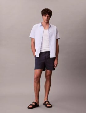 Cotton Stretch chino pull-on shorts