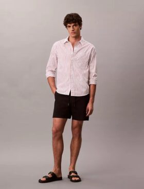 Cotton Stretch chino pull-on shorts