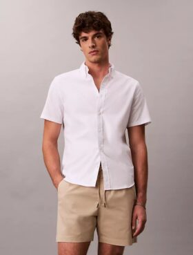 Cotton Stretch chino pull-on shorts