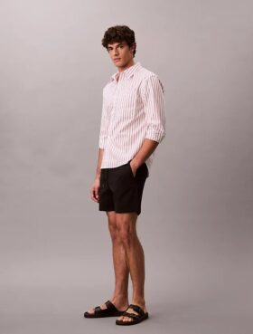 Cotton Stretch chino pull-on shorts