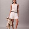 Cotton Stretch, elastyczne bermudy z plisami Cotton Stretch, elastyczne bermudy z plisami