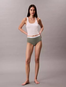 Cotton Stretch, elastyczne majtki z wysokim stanem