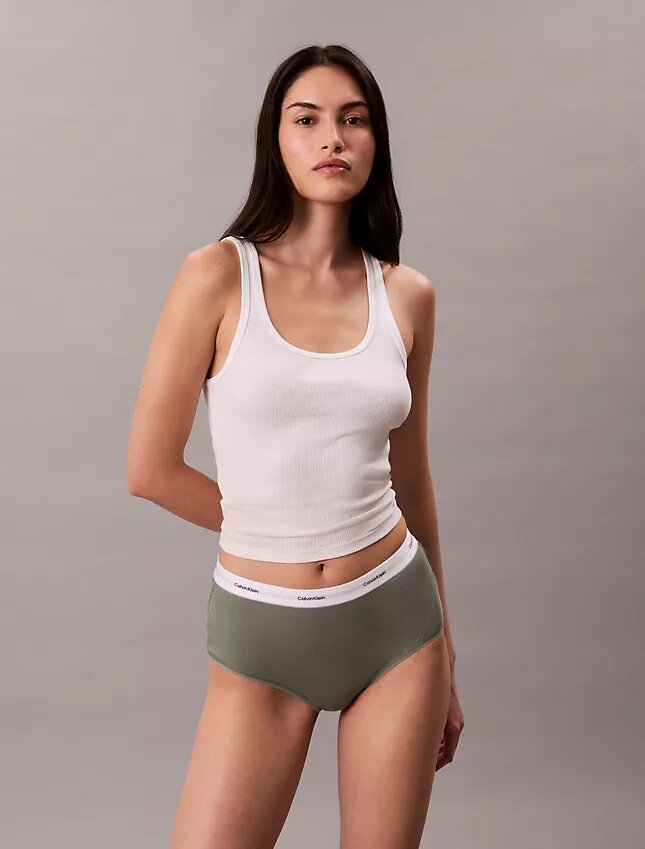 Cotton Stretch, elastyczne majtki z wysokim stanem Cotton Stretch, elastyczne majtki z wysokim stanem