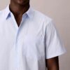 Cotton Stretch koszula z elastycznego materiału w wąskie paski, zapinana na guziki Cotton Stretch koszula z elastycznego materiału w wąskie paski, zapinana na guziki