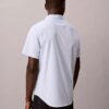 Cotton Stretch koszula z elastycznego materiału w wąskie paski, zapinana na guziki Cotton Stretch koszula z elastycznego materiału w wąskie paski, zapinana na guziki