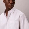 Cotton Stretch koszula z elastycznego materiału w wąskie paski, zapinana na guziki Cotton Stretch koszula z elastycznego materiału w wąskie paski, zapinana na guziki