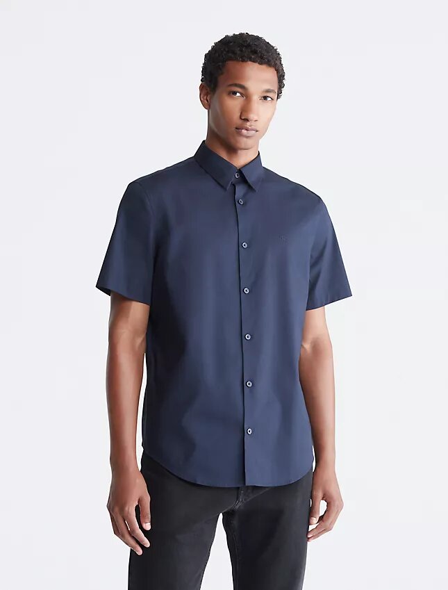 Cotton Stretch koszula z guzikami o dopasowanym kroju Cotton Stretch koszula z guzikami o dopasowanym kroju