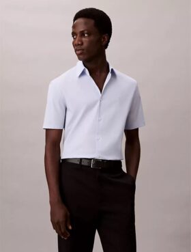 Cotton Stretch koszula z guzikami o dopasowanym kroju
