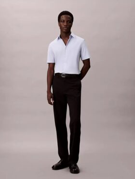 Cotton Stretch koszula z guzikami o dopasowanym kroju