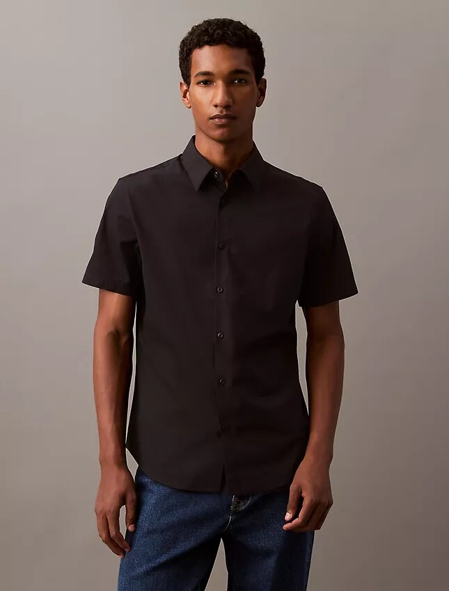 Cotton Stretch koszula z guzikami o dopasowanym kroju Cotton Stretch koszula z guzikami o dopasowanym kroju