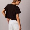 Cotton Stretch lounge pride boxy crop tee