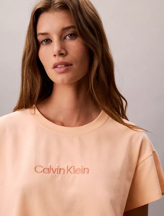 Cotton Stretch lounge relaxed logo tee Cotton Stretch lounge relaxed logo tee