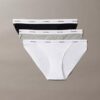 Cotton Stretch Rib 3-Pack Bikini