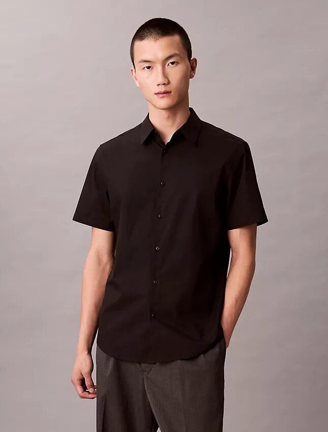 Cotton Stretch slim fit button-down shirt Cotton Stretch slim fit button-down shirt