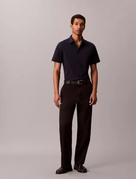 Cotton Stretch slim fit button-down shirt