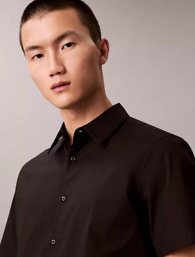 Cotton Stretch slim fit button-down shirt Cotton Stretch slim fit button-down shirt