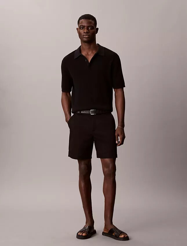 Cotton Stretch szorty o prostym kroju Cotton Stretch szorty o prostym kroju