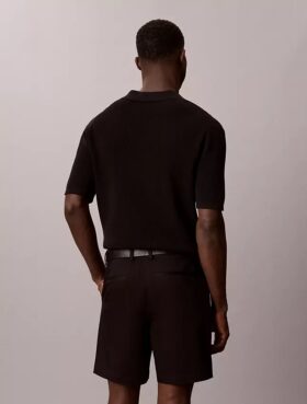 Cotton Stretch szorty o prostym kroju