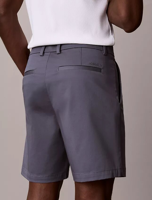 Cotton Stretch szorty o prostym kroju Cotton Stretch szorty o prostym kroju