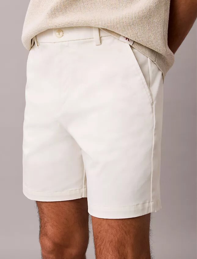 Cotton Stretch szorty o prostym kroju Cotton Stretch szorty o prostym kroju