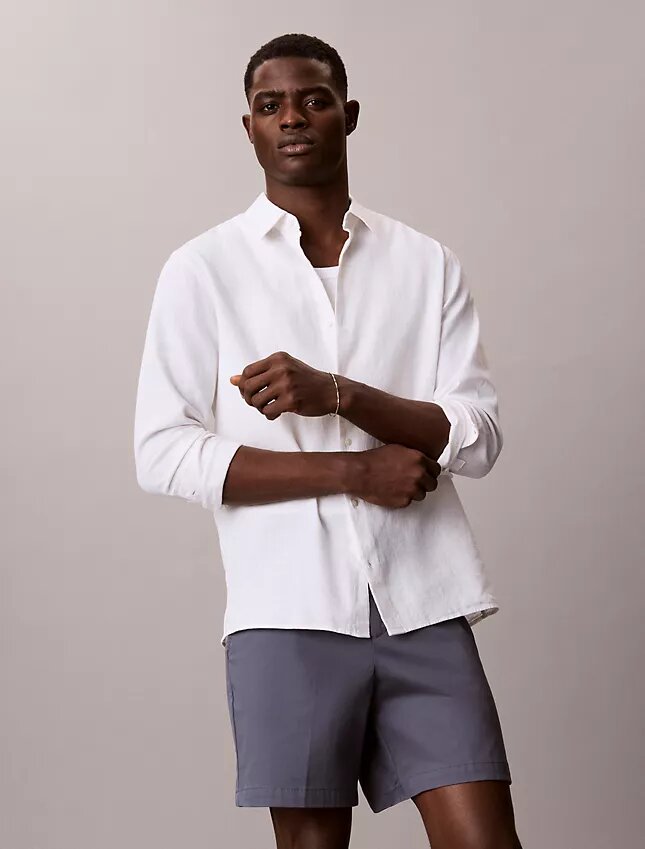 Cotton Stretch szorty o prostym kroju Cotton Stretch szorty o prostym kroju