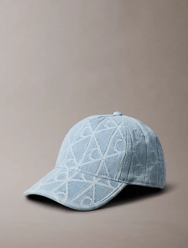 Czapka baseballowa Denim z nadrukiem logo na całej powierzchni Czapka baseballowa Denim z nadrukiem logo na całej powierzchni