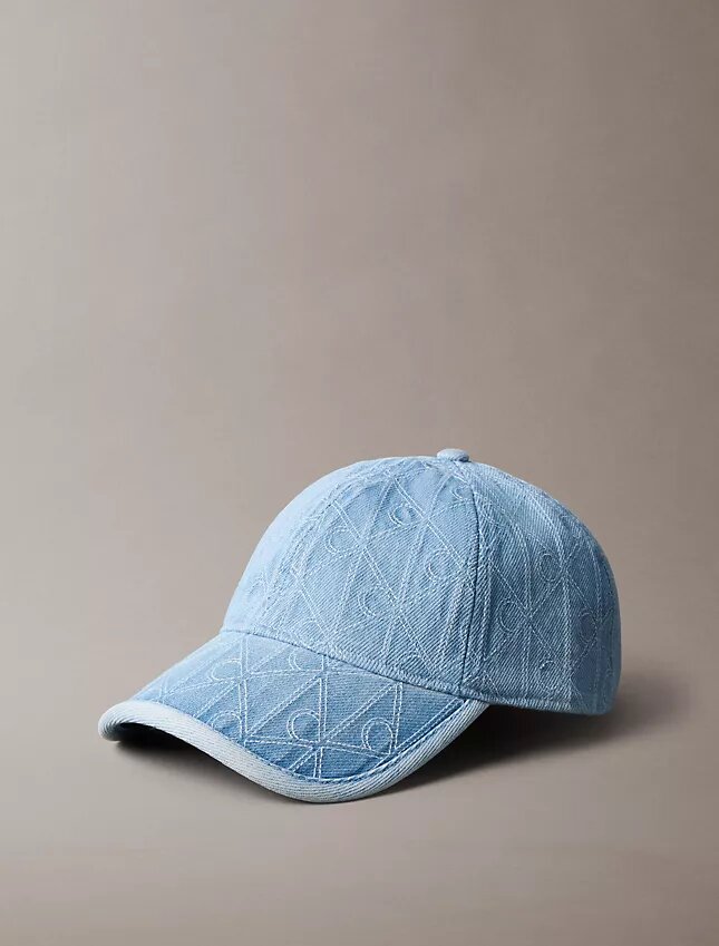 Czapka baseballowa Denim z nadrukiem logo na całej powierzchni Czapka baseballowa Denim z nadrukiem logo na całej powierzchni