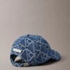 Czapka baseballowa Denim z nadrukiem logo na całej powierzchni Czapka baseballowa Denim z nadrukiem logo na całej powierzchni