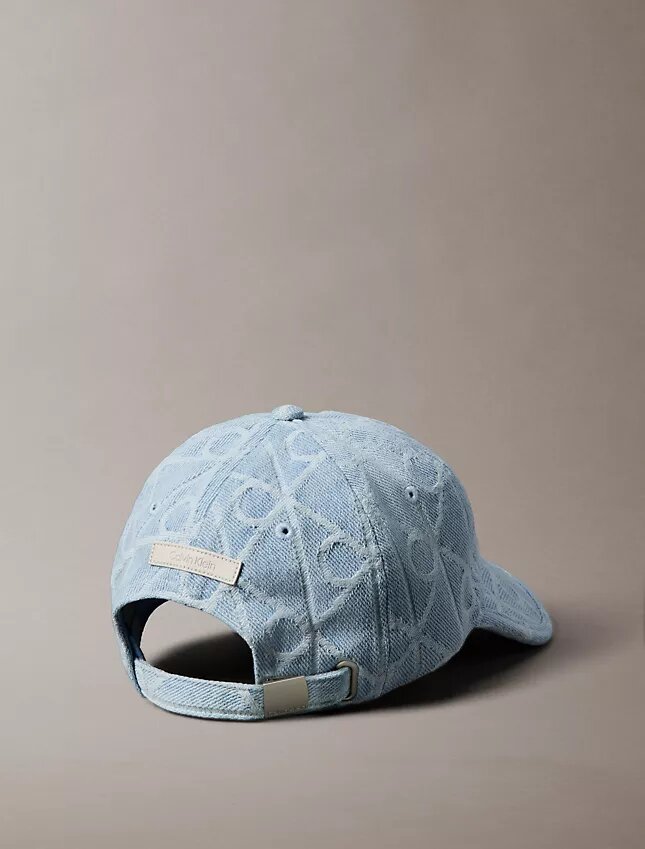 Czapka baseballowa Denim z nadrukiem logo na całej powierzchni Czapka baseballowa Denim z nadrukiem logo na całej powierzchni